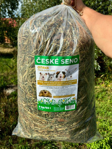 100% luční seno OTAVA 2000g (60l)